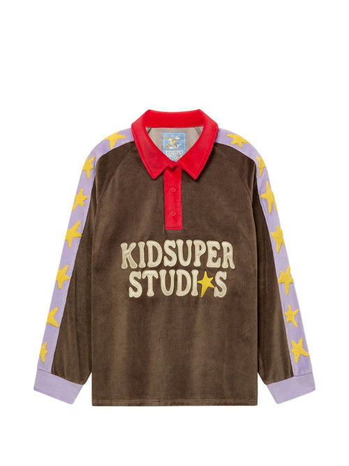 velour Stars Rugby sweater