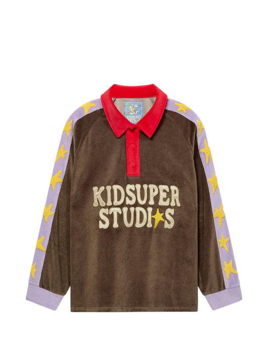 velour Stars Rugby sweater