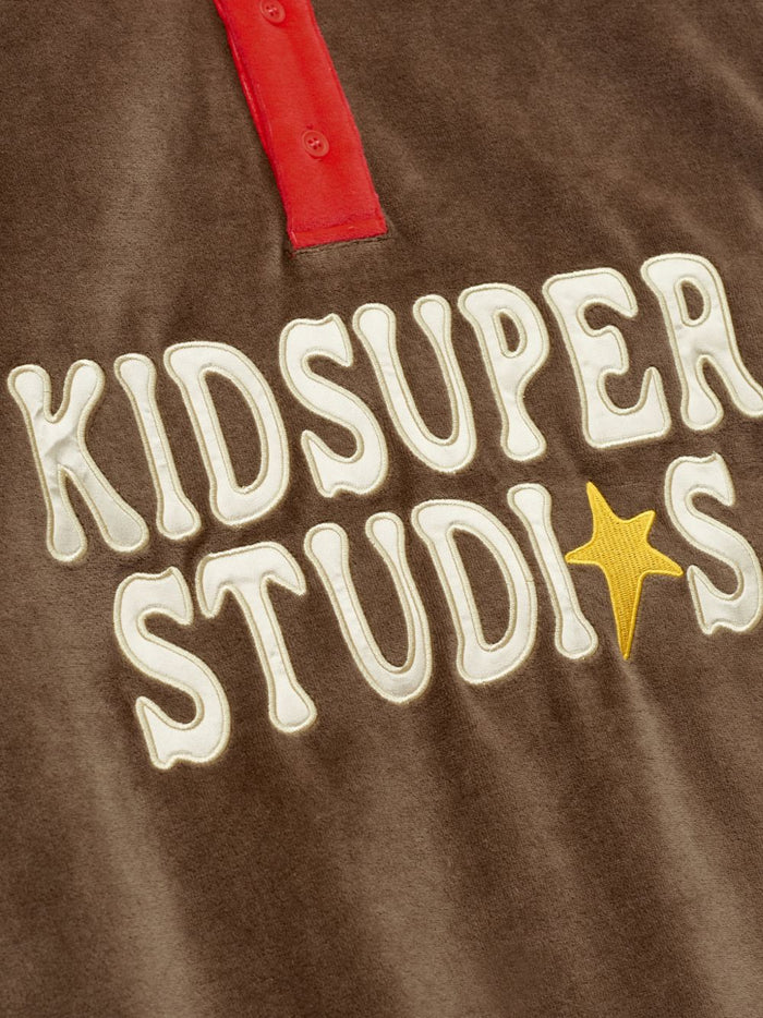 velour Stars Rugby sweater