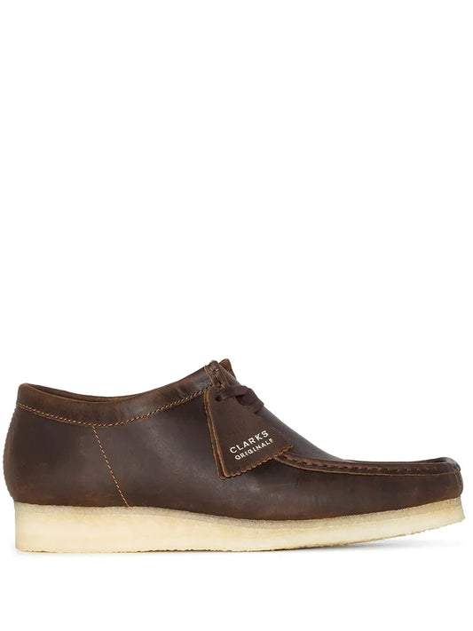 Wallabee Leather Lace-Up Boots