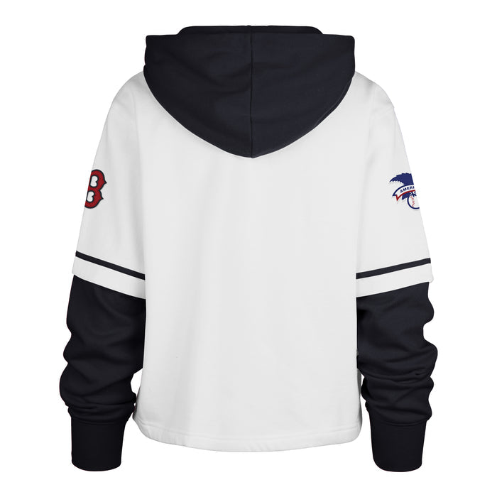 Women's Boston Red Sox Trifecta Cropped '47 Shortstop Pullover