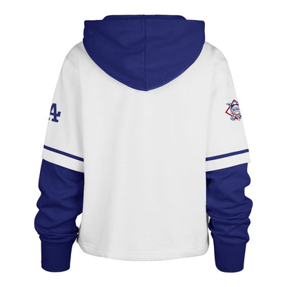 Women's Los Angeles Dodgers Trifecta Cropped '47 Shortstop Pullover