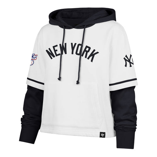 Women's New York Yankees Trifecta Cropped '47 Shortstop Pullover