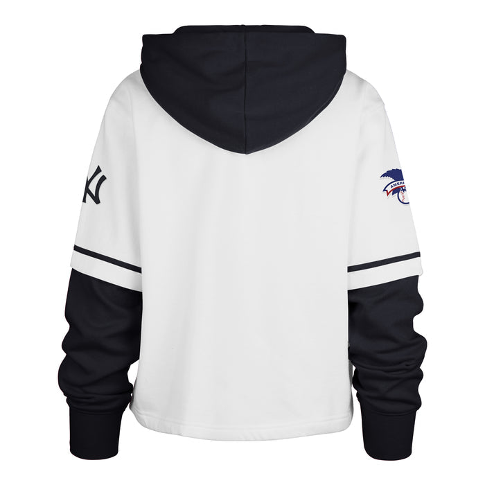 Women's New York Yankees Trifecta Cropped '47 Shortstop Pullover