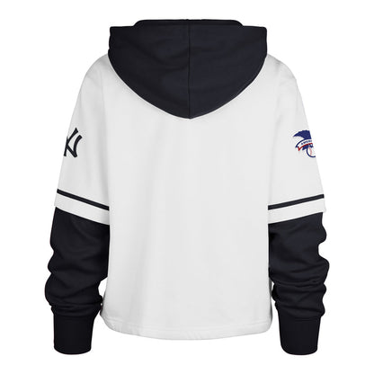 Women's New York Yankees Trifecta Cropped '47 Shortstop Pullover