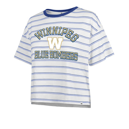 Women's Winnipeg Blue Bombers On The Line Tobie '47 Tee