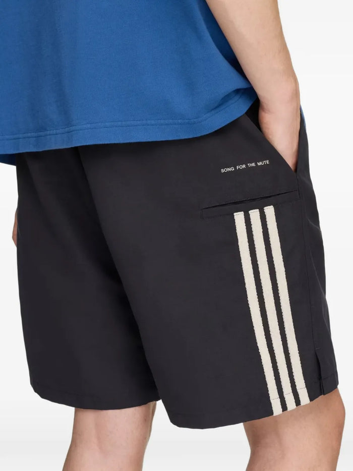 x Song for the Mute 007 three-stripe shorts