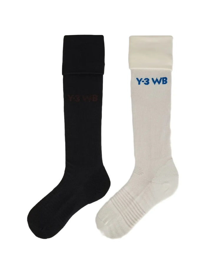 x Wales Bonner logo-print knee-high socks (set of two)